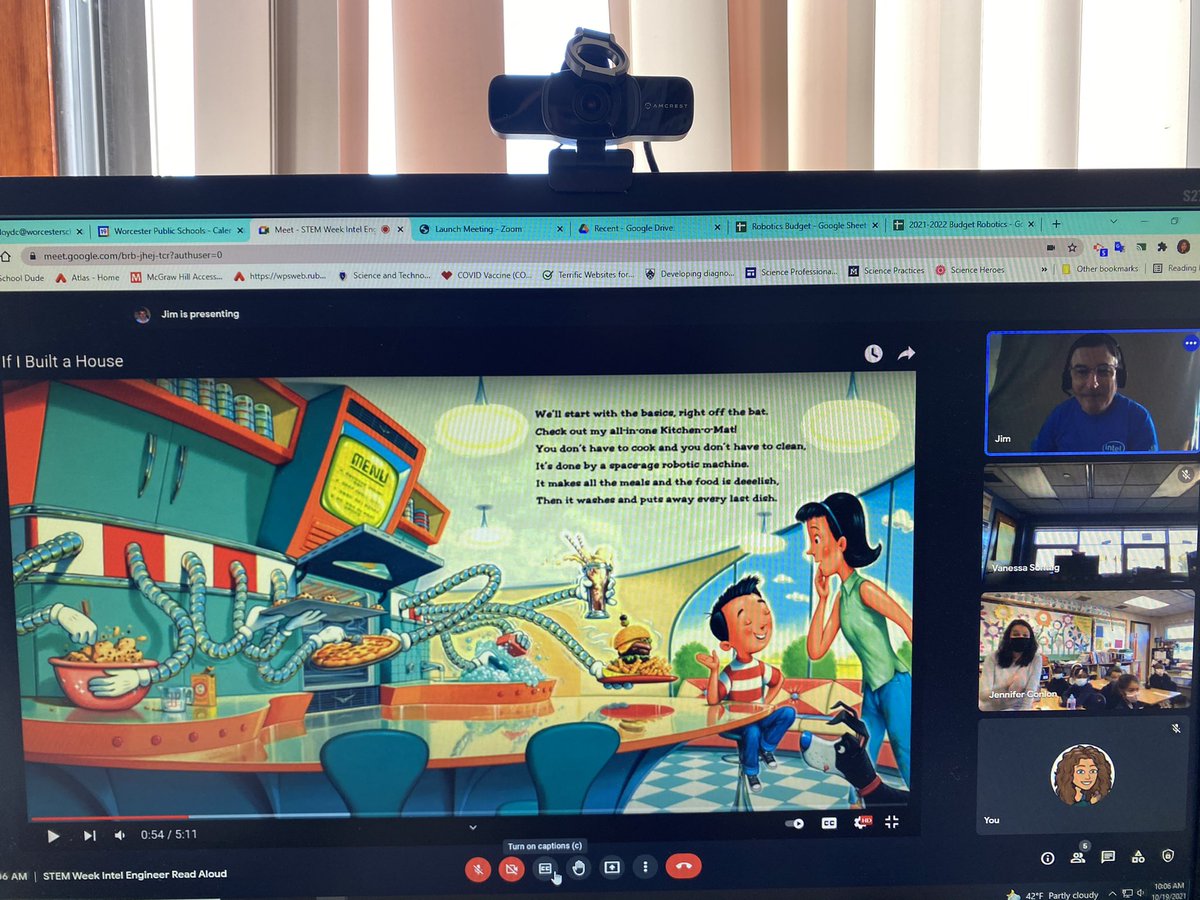 ScienceWPS1's tweet photo. @worcesterpublic 2nd grade students visited with @intel engineers for a #readaloud and Q&amp;A so they can see themselves as #STEMcapable for day 2 of #MassSTEMWeek @OCPLwps @lloydcinspire https://t.co/GUTeP152ZV
