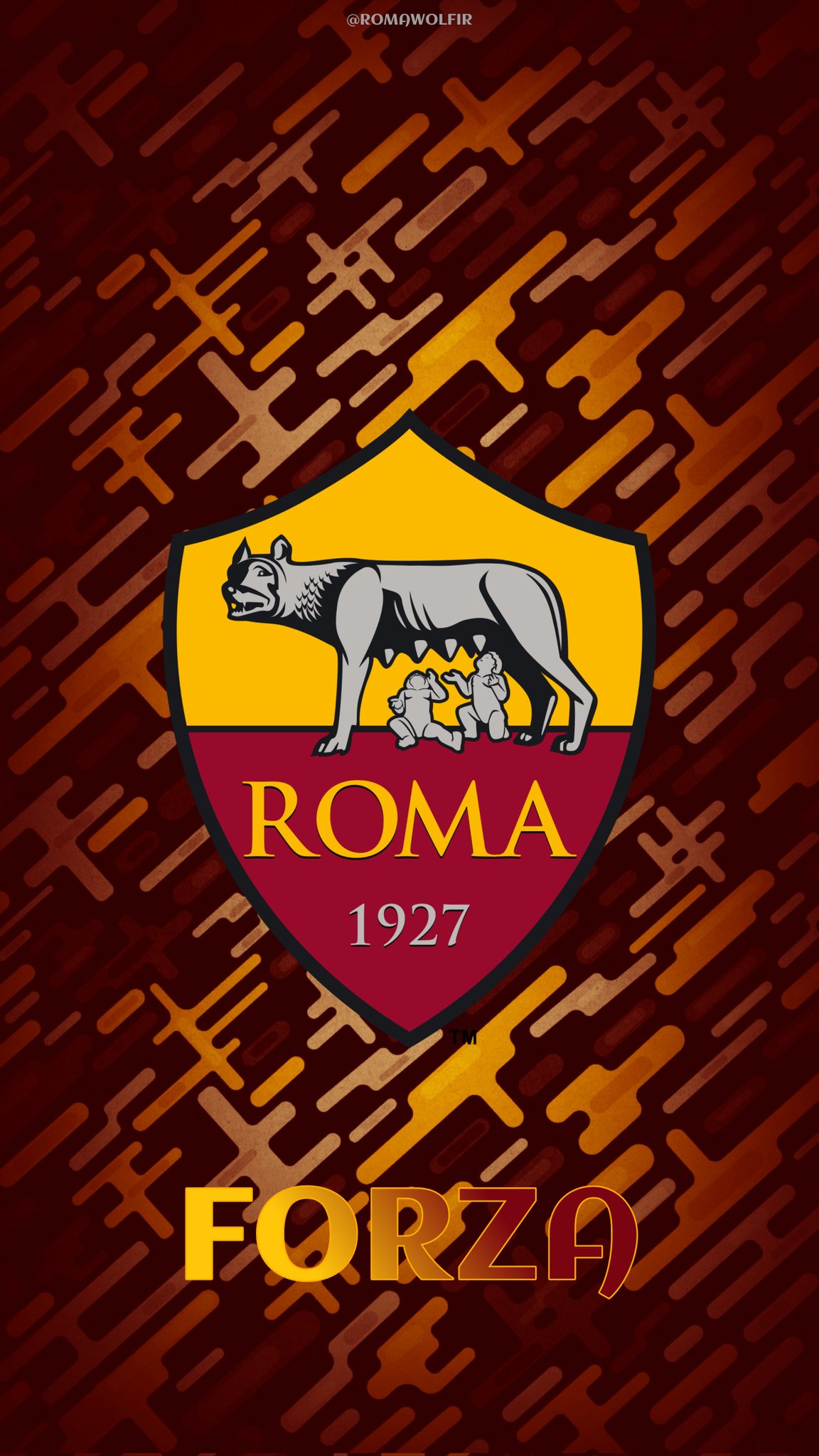 Asroma Sfondi Wallpaper Sfondo ROMA WOLF IR On X: 