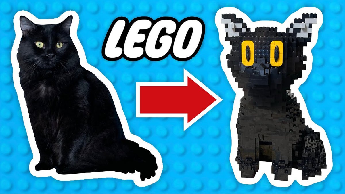 creapills's tweet photo. Le Youtubeur britannique Half Sleep Chris a créé une réplique grandeur nature de son chat avec des LEGO 🐱 #PassionChat
Plus d’infos : https://t.co/gxXXmUvcE1 https://t.co/2aQZR6c5xz