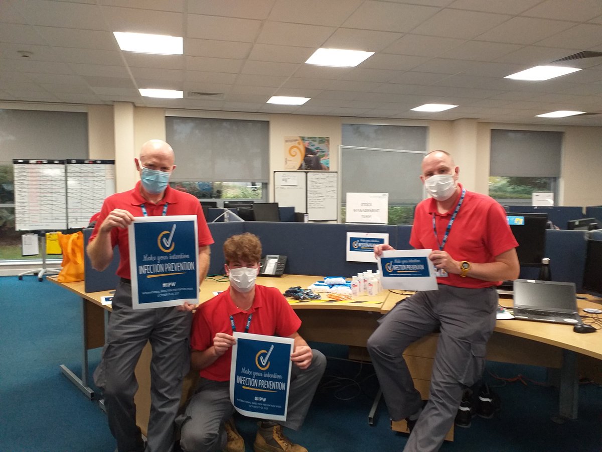 ipcgcs's tweet photo. GHC Stock Team supporting Infection Control Week! @HNSSW #IIPW @GlosHealthNHS #IPS https://t.co/I4ahRge62R