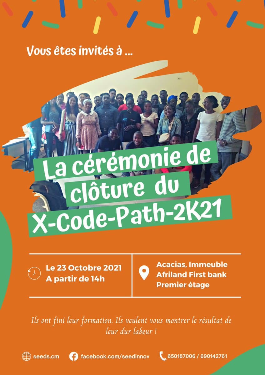 JocelynPyw's tweet photo. BONJOUR  , je vous invite tous à nous rejoindre ce samedi 23 Octobre 2021 a la cérémonie de clôture de notre Programme de formation dont je vous ai parlé tous ces 7 derniers mois ,alors n'hésitez pas à venir découvrir ,Vous serrez très surpris 😉
#SeedCommunity
#X_code_path_2021 https://t.co/bKjuEf9jkE