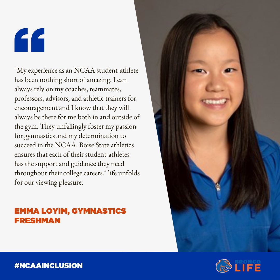 BoiseStateBL's tweet photo. 🔹🔸 “My Voice, My Platform” 🔸🔹

#NCAAInclusion https://t.co/xYafNIrstd