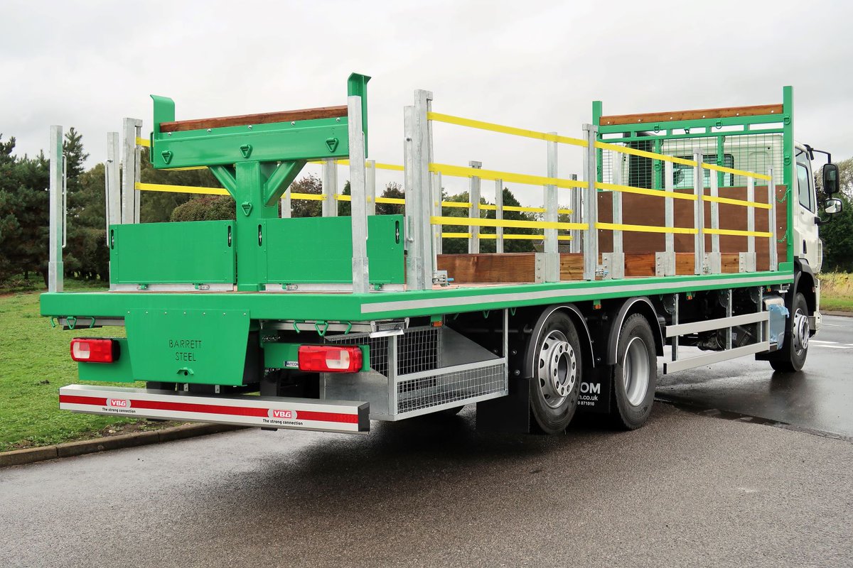 Another DAF Steel Carrier Body truck leaving our Engineering Department this morning on the way to the customer - call Dave or Paul on 01430 871010 for all your chassis engineering and bodybuilding requirements