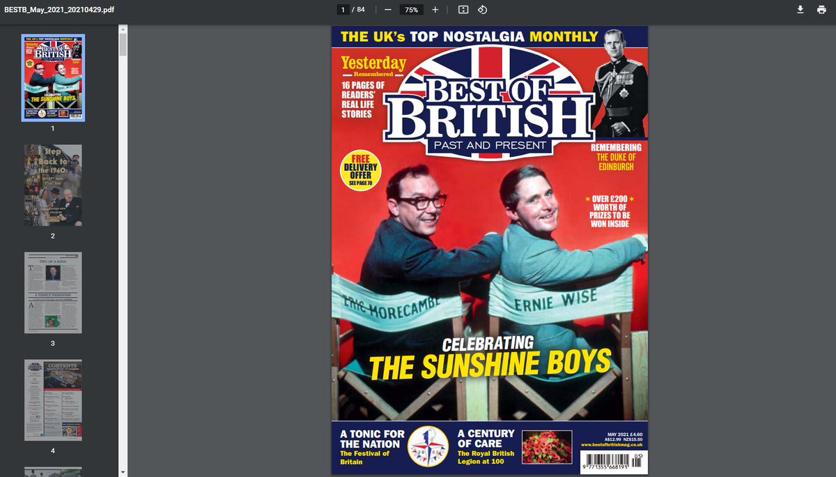 If you’re wondering what Best of British magazine is all about, then take a look at our sample edition:
s3-eu-west-1.amazonaws.com/bestofbritishm…

Grab your copy now!
#bestofbritish #bestofbritishmagazine #britishnostalgia