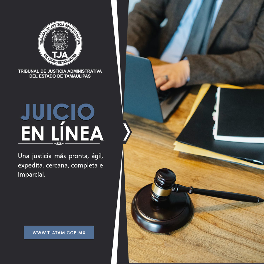#JuicioEnLínea Una justicia más pronta, ágil, expedita, cercana, completa e imparcial. 

#JusticiaAbierta #Tamaulipas