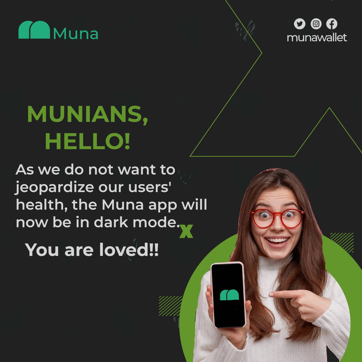 useMunawallet's tweet photo. Our users always come first!
Stay safe, Munians.💚💚

#crytosavingsapp #bestinterest #dailyinterest #bitcoin #ethereum #waves #usdn #bnb https://t.co/yOkPJtiNEl