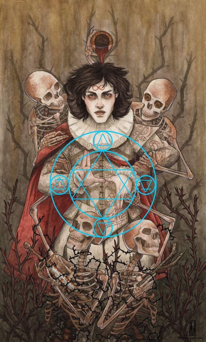 The Magician

As Above So Below
The embodiment of Manipulation.

I had the honor of creating this card for <a href="/WyrmwoodGaming/">Wyrmwood</a> #CorruptedTarot 💀 with so many wonderful artists.

Check out our k1ck/start3r in the next thread.