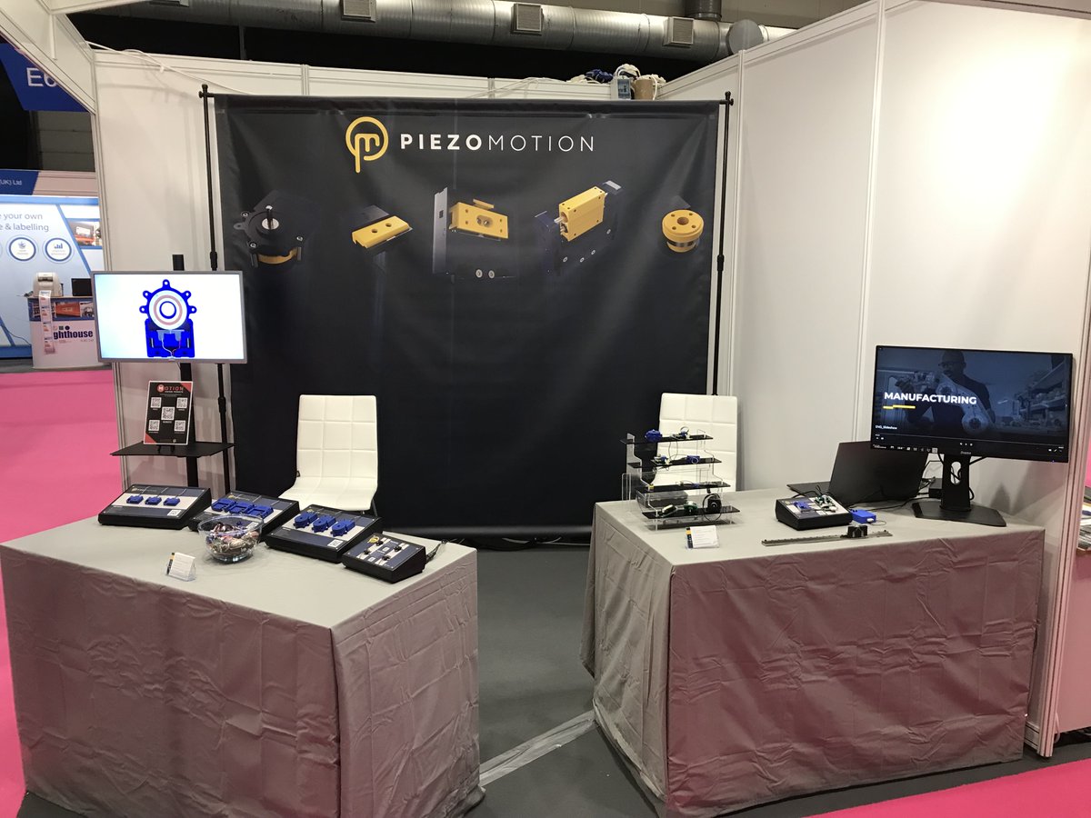 PiezoMotion's tweet photo. We are set up at Engineering Design Show (EDS). Stop by stand E66 and chat with Nic. Copley about Piezo Motion innovation and technology!
#innovation #technology #engineeringdesignshow https://t.co/z6JSUy3tpA