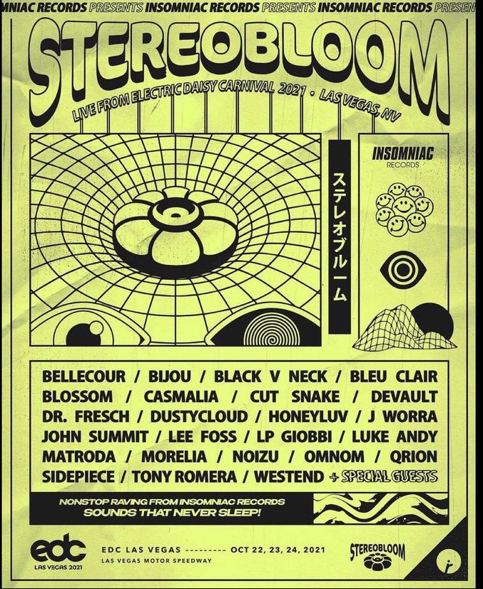 devaultmusic's tweet photo. EDC!! SEE YOU AT THE STEREOBLOOM STAGE SATURDAY 945-11PM 🚨🚨🚨 https://t.co/G8efjeg7Sa