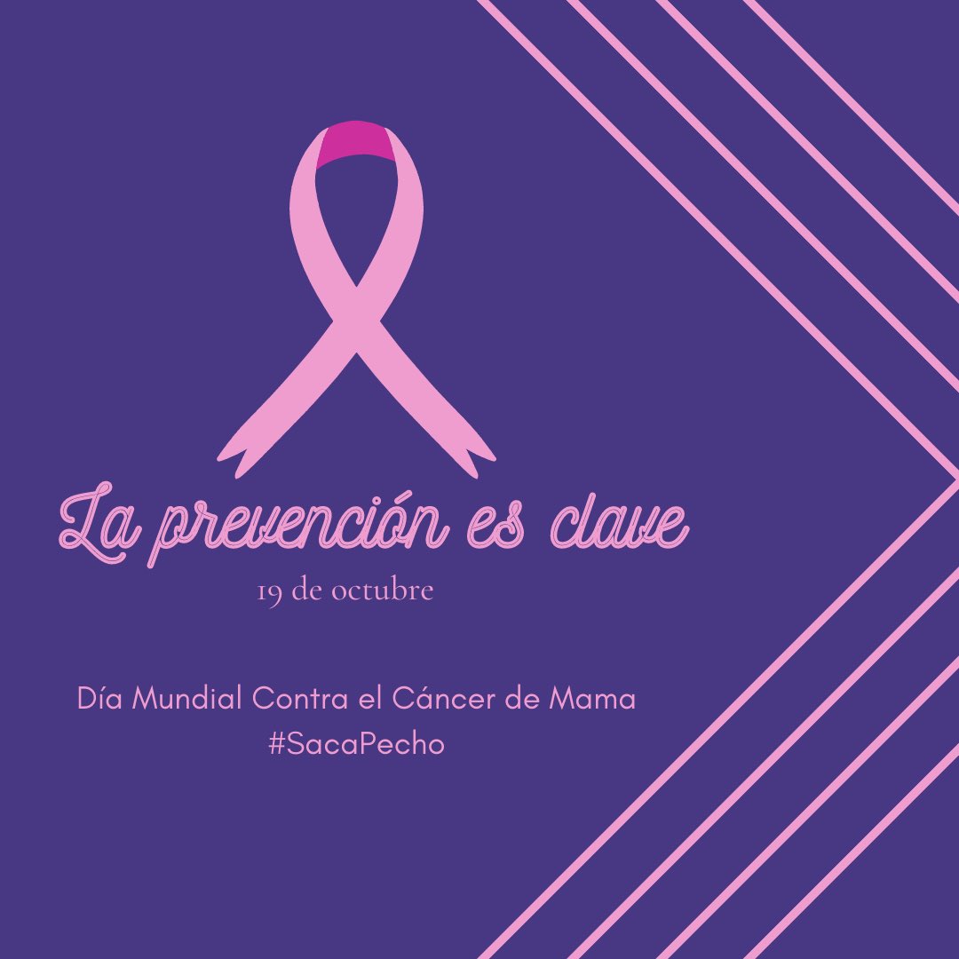 La prevención es clave

#DiaMundialdelCancerdeMama 
#SacaPecho