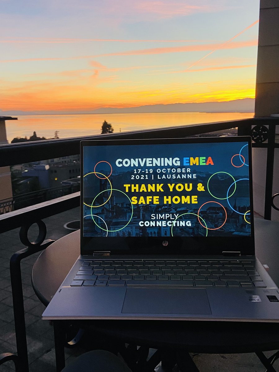 That’s a wrap Convening EMEA 2021. Filled with emotion thank you to all who joined us from far and wide, you were simply spectacular 💫 #ConveningEMEA