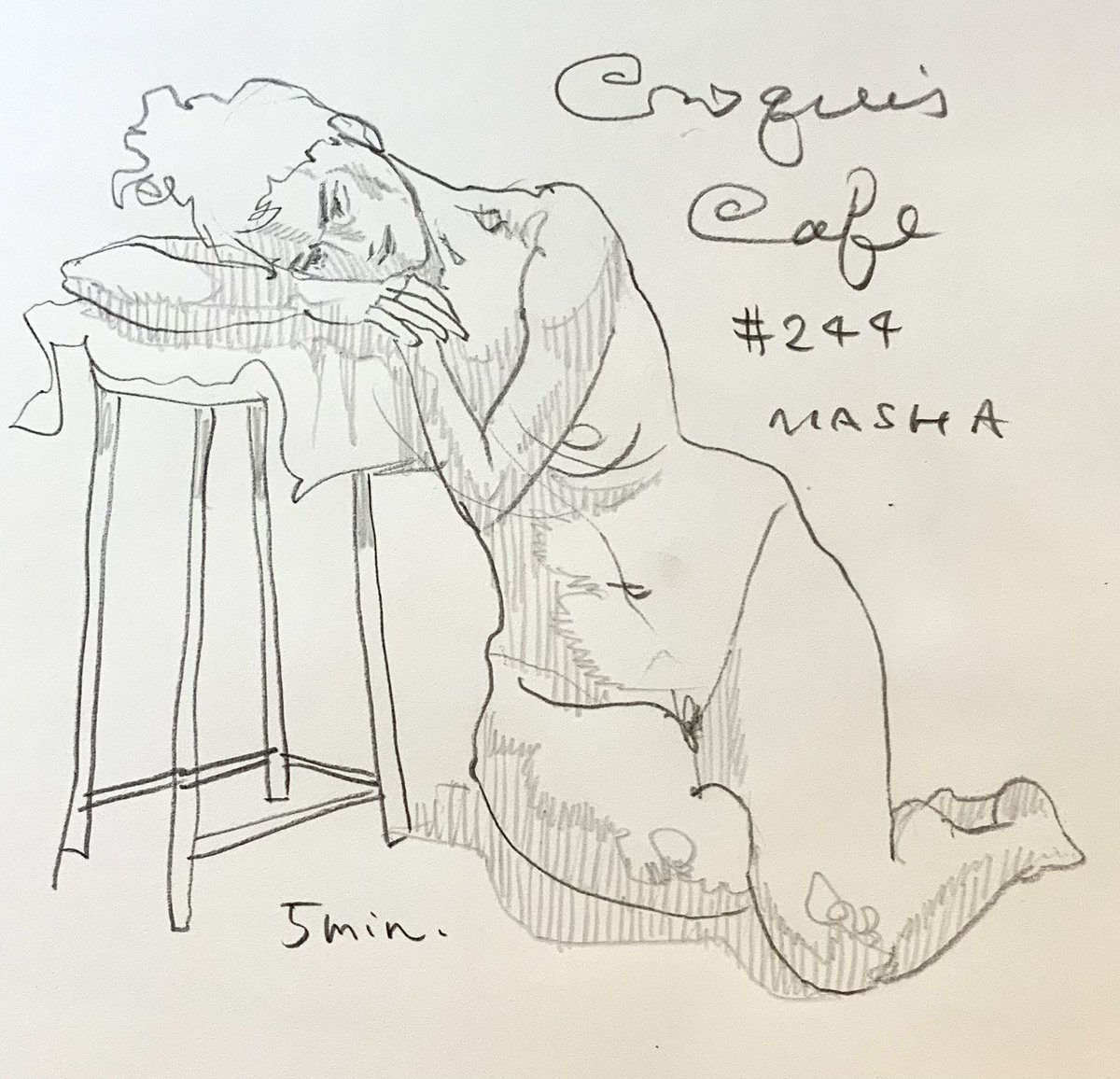 #croquiscafe
244 Masha 
ささささむいむいむいむい。 