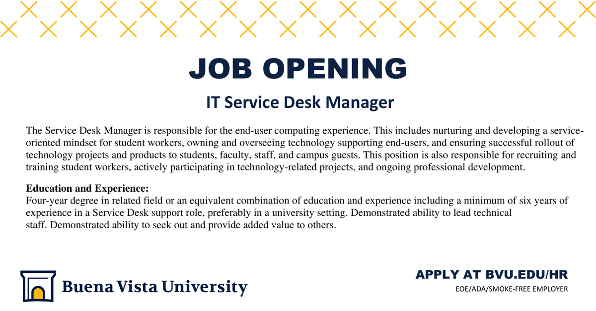 BVU Human Resources tweet media