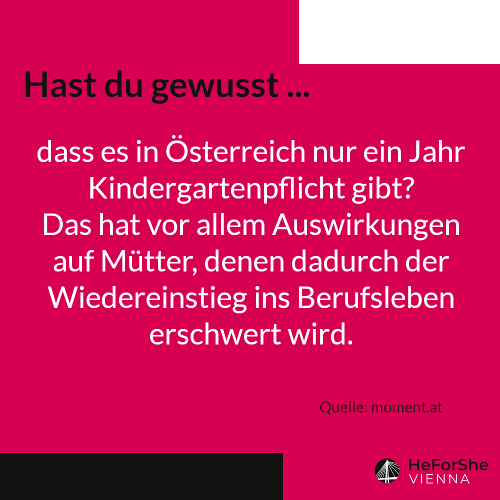 HeForSheVienna's tweet photo. Passend zu unserem Online-Event am Donnerstag mit @VereinFeminist1 bringen wir euch heute schon ein paar Fakten zum Thema Obsorge und Kinderpflege in Österreich. Klar ist: Wir müssen Männer aktiver mit ins Boot holen, wenn es um #CareArbeit und #Obsorge geht. https://t.co/v2ilTCLAwZ