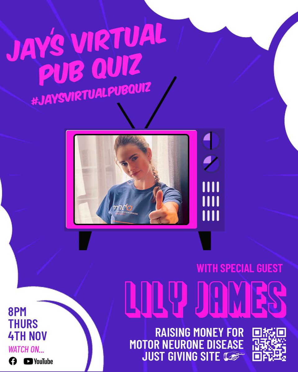 Join us for our quiz night with our patron Lily James 

youtube.com/c/thevirtualpu…