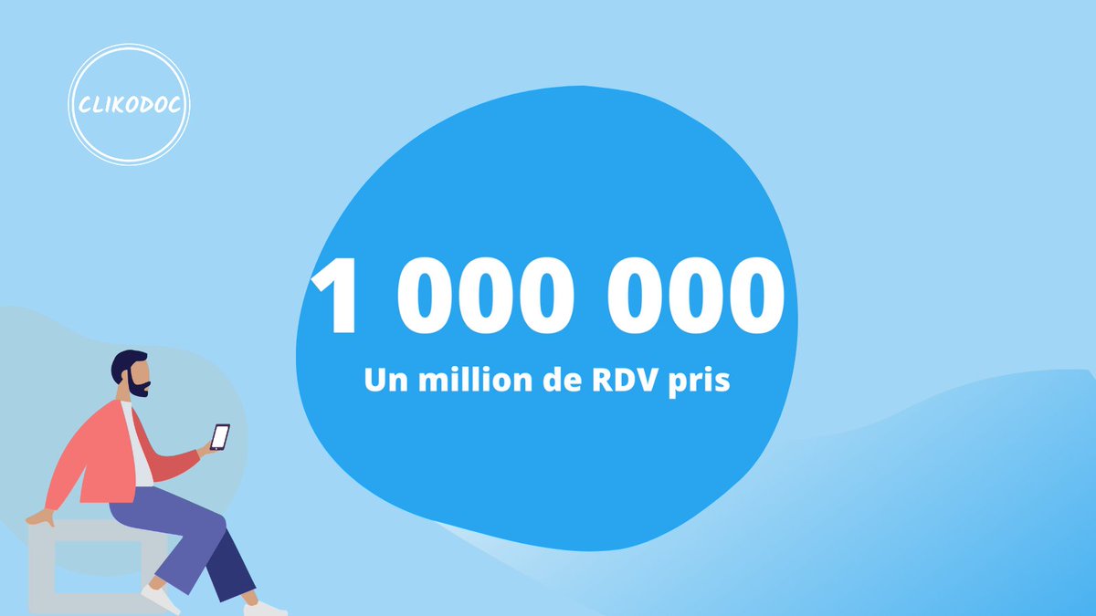 NOUS NE VOUS REMERCIERONS JAMAIS ASSEZ !

Nous sommes fiers de faciliter la prise de #rdv pour les habitants des #OutreMer et de #CotedIvoire. 
Votre soutien nous permet d'améliorer notre service et de faciliter vos échanges avec les professionnels de #santé.
L'équipe #CLIKODOC