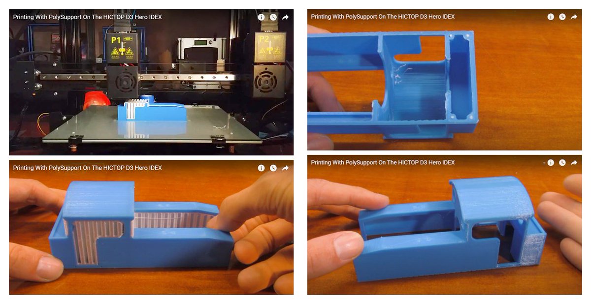 Polymaker_3D's tweet photo. And you don’t see any of those ridges and lines that you normally would see with PLA as a support material.         ----  Jimmy Shaw's Tidbits 
Thanks for testing, and we hope you enjoyed the pleasure of support removing! It is kind of a way of stress-relieving. #supportremoval https://t.co/SaIOTNXywW
