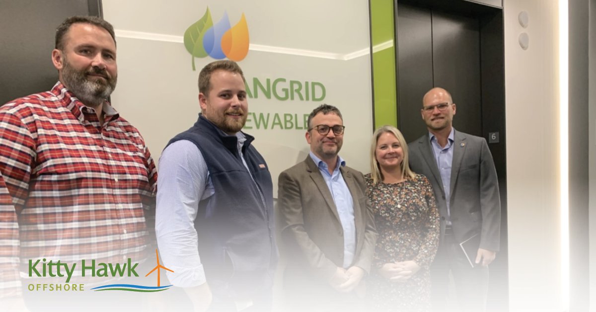 KittyHawkWind's tweet photo. #KittyHawkOffshore Wind was pleased to welcome a delegation from the @757_Alliance at @AvangridRen's Boston office during #OffshoreWind21. We salute the Alliance’s effort to position #Virginia as a pivotal #offshorewind hub & we’re proud to pioneer a new green industry together. https://t.co/G537aKKOK3