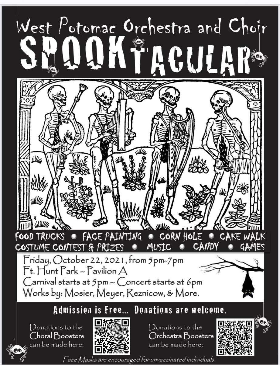 WestPoOrchestra's tweet photo. Live Music!! 🎻🎤🎃👻🕸🕷@westpoband @WestPoSings @HM_Strings @waynewoodes @StratfordLndgES @BucknellElem @BelleViewES @GrovetonES @missamaymay don’t miss the Monster Mash featuring all our pyramid stirings musicians! https://t.co/VEdmErtDln