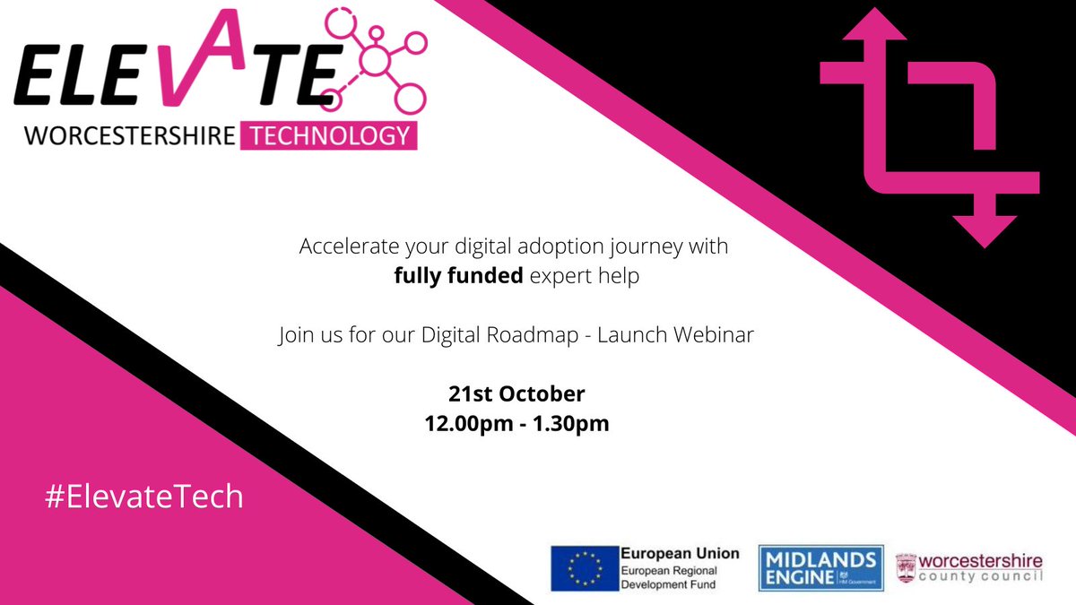 BusinessWorcs's tweet photo. Less than 48 hours to go until the #ElevateTech Launch webinar, so book your place today!

Meet the experienced business owners &amp; digital tech specialists from @BizSupport_WM who can demystify technology and show you how to apply it.

Book your place now: https://t.co/PXnXWxYzFz https://t.co/2GjXDV8bLQ