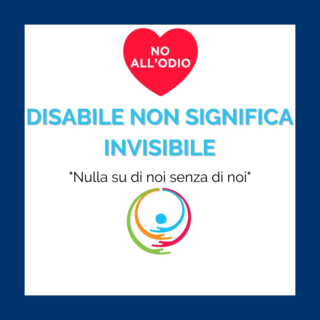 #ReActiOn.
Il contenuto di oggi ci parla del contrasto alla discriminazione di persone con disabilità e ci invita ad avere atteggiamenti più inclusivi nel rispetto di tutte le particolarità di ognuno 

Continuate a seguirci e #noallodio

@Jovesolides