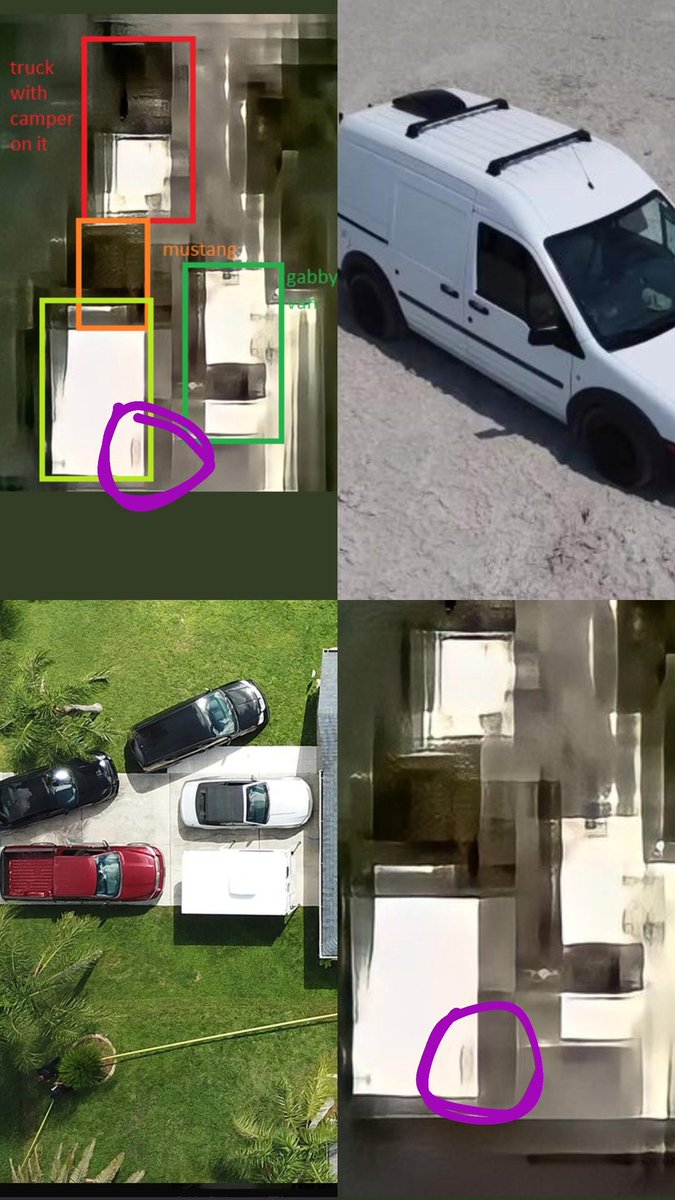 InkAnchor's tweet photo. @jwcarlson1984 @Nerdy_Addict @Gwendolyne04 I don't think the fort desoto camper is in this photograph.  I think that is an unidentified camper in the yellow box because of the vent circled in purple.  Fort desoto camper has a large box in the middle which I don't see in this or the one in the red. 🧐 https://t.co/EjS6ac2Ahg