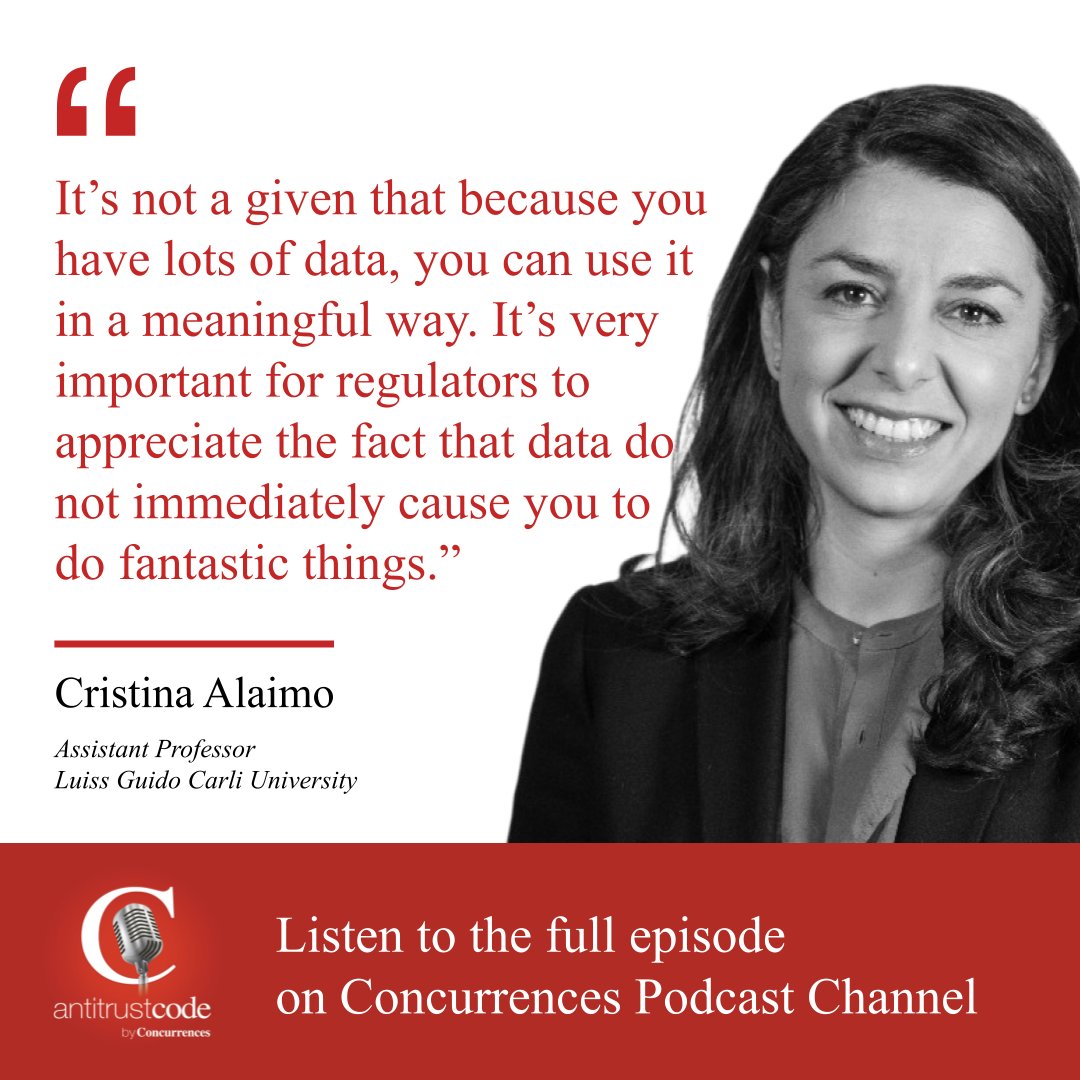 CompetitionLaws's tweet photo. [PODCAST] Insight into the discussion between 
between Cristina Alaimo (@cristina_alaimo) and J.Baker about "The value of data: Are we approaching data in the right way?"

Full episode: https://t.co/S7Mv4HRzv0

#podcast #antitrustcode #antitrust #competitionlaw #dataaccumulation https://t.co/HEdql5Om7k