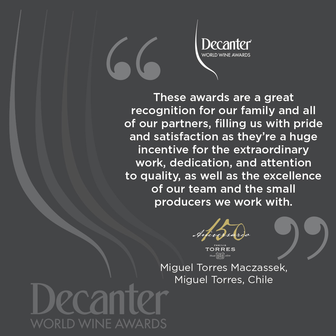 DecanterAwards's tweet photo. Pride, satisfaction… recognition feels good 🙌 
@Decanter @familiatorres https://t.co/WbYfeRdfdw