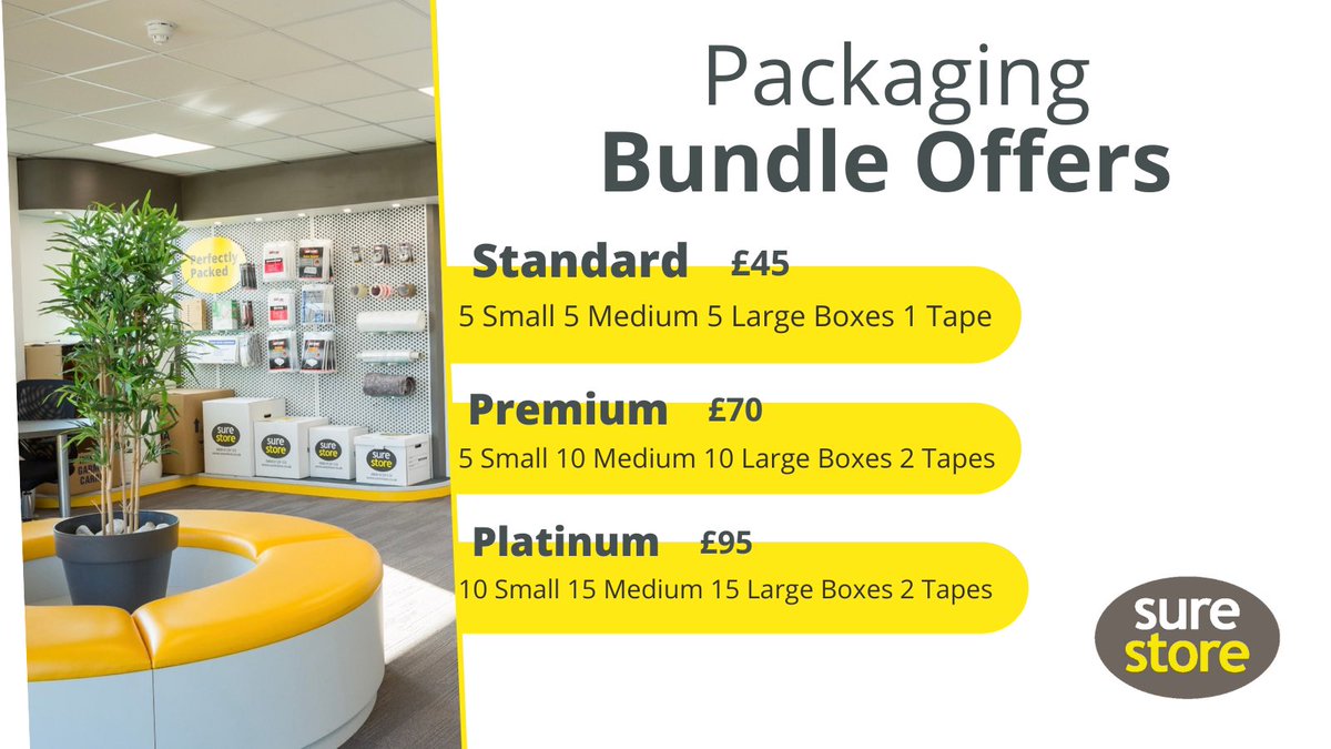 StorageStafford's tweet photo. Boxes and tape to covers and bubble wrap we have it all
#packaging #bundledeals #storage #storagesolutions #SureStore #Stafford https://t.co/sBt8HMRDPq
