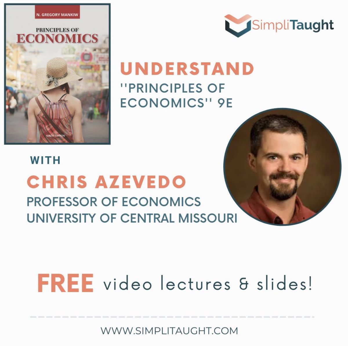 Atif_Ikram1's tweet photo. What a pleasure to welcome Christopher Azevedo to #SimpliTaught!

#economics101 #mules #cengage #iowastate #supplydemand #lums #undergraduates #freshmen #econmajor #businessstudents #businessschool #homeworkhelp #learnfromhome #onlinelearning #freelearning https://t.co/VFXdfRHkxm