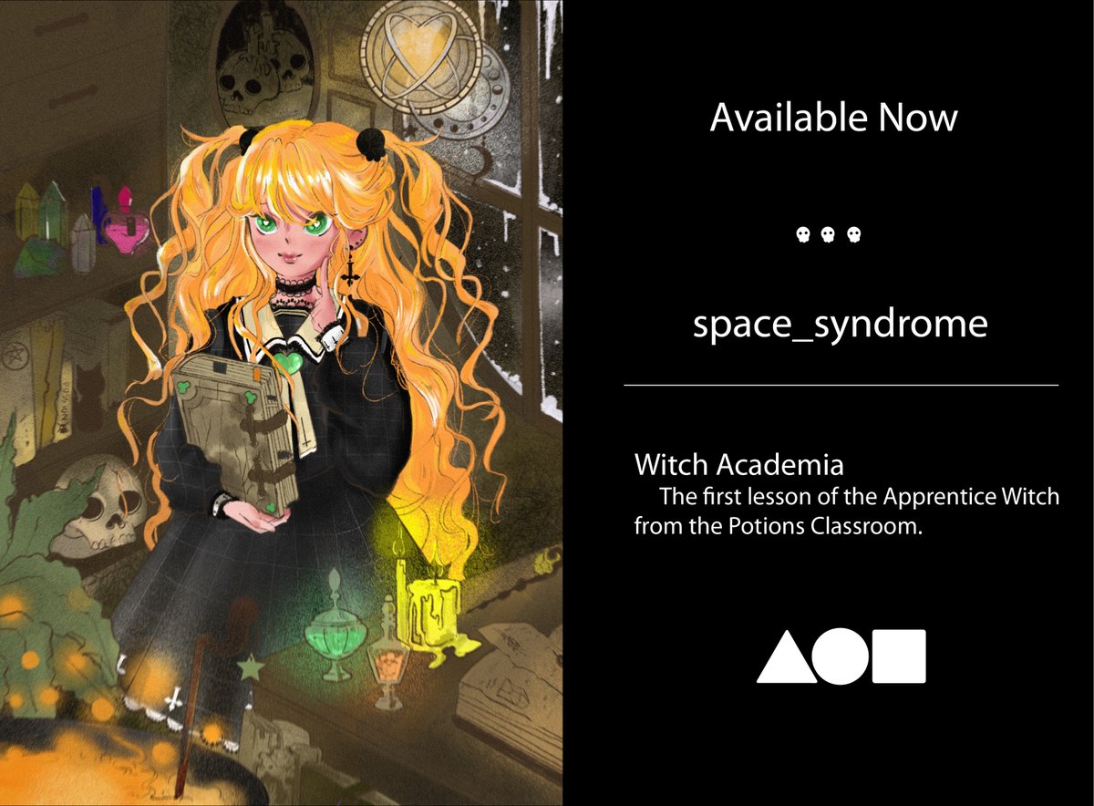 first piece on @withFND 
Witch Academia
The first lesson of the Apprentice Witch from the Potions Classroom.
🍎foundation.app/@space_syndrom…
#NFTTHAILAND #NFT #NFTs #nftcollector #NFTCommunity #NFTdrop #NFTlofi #NFTartist #nftanime #nftart #AnimeNFT #Anifam
