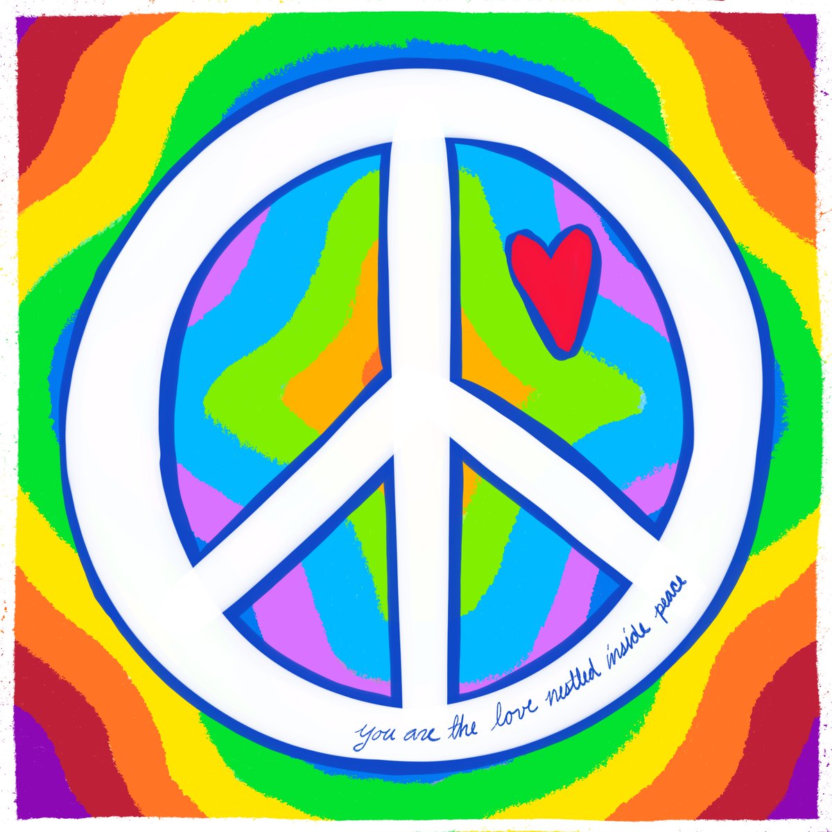 bnickason's tweet photo. You are the love nestled inside peace.

Peace + Love

Brad https://t.co/FhOxMFyUro