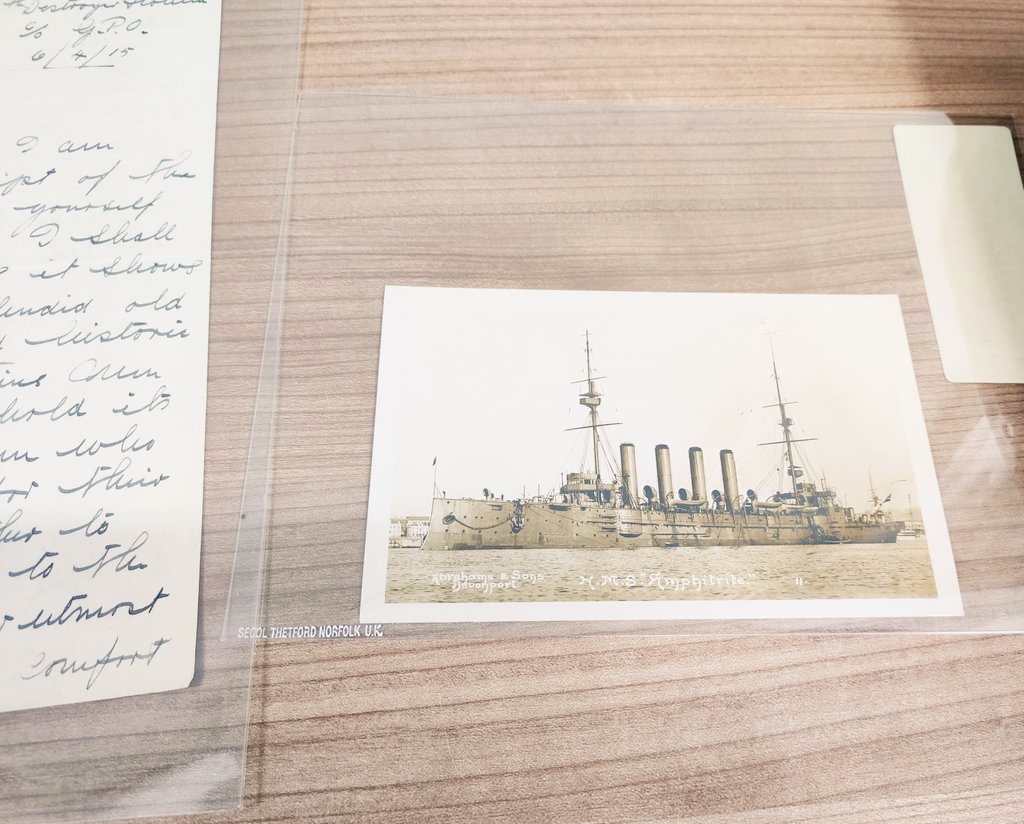 YorkArchivesUK's tweet photo. Great to attend the unveiling of the HMS York funnel badge which was gifted to @CityofYork from the Royal Navy. A nice opportunity for us to share some of the WWI chocolate letters sent from York soldiers on naval vessels to the Lord Mayor and Sheriff #HMSYork #WWI https://t.co/xyaBTfcbMu