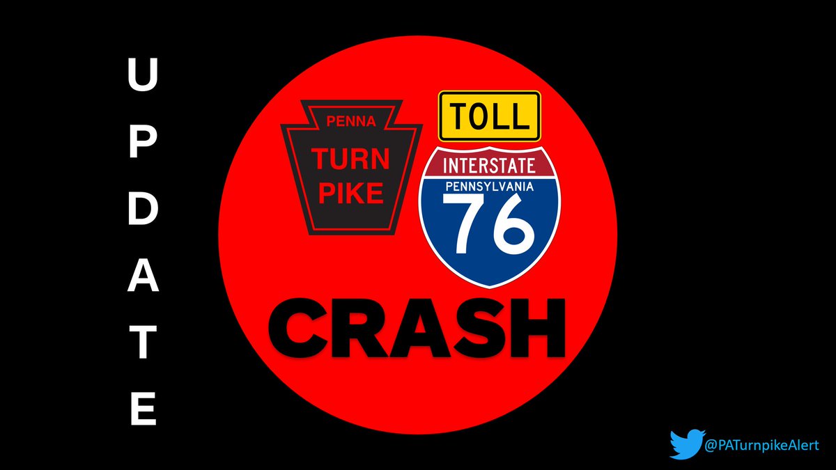 PA Turnpike Alerts on Twitter "CRASH PaTurnpike I76 West milepost
