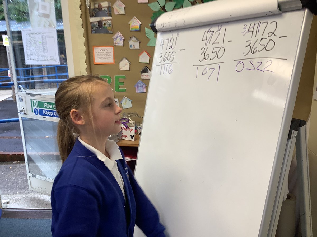 StMarysSchoolRC's tweet photo. These amazing children are teaching us how to subtract with exchange #smrcMaths #Year4Maths https://t.co/2Sykk6FXMp