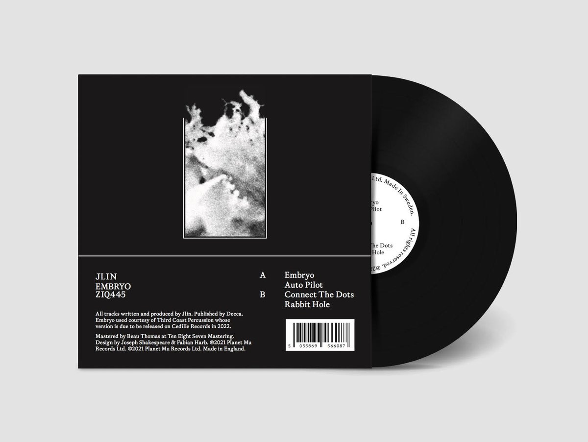 *** NEW RELEASE ANNOUNCEMENT ***
JLIN returns after 3 years - Listen now!

<a href="/Jlin_P/">Jlin the Innovator aka The Drum Doctor</a> - 'EMBRYO' EP out 10th December
on <a href="/Planetmurecords/">Planet Mu</a> 

jlin.bandcamp.com/album/embryo