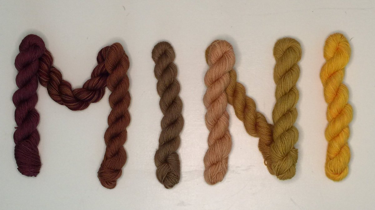 AHundredRavens's tweet photo. Minis might be the most adorable yarn skeins. https://t.co/sCBADGFpSP