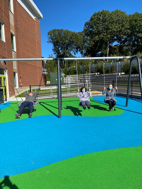 NES admin trying out the new playground.  Finally ready for action!