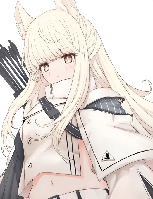 プラチナ描いた🏹
#アークナイツ 