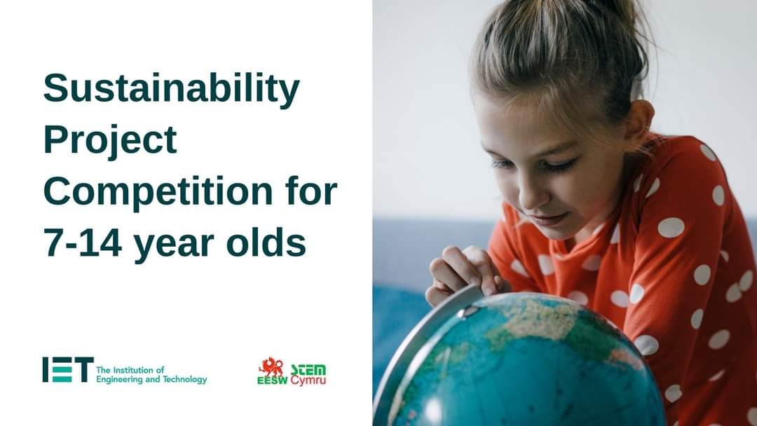 🆕Sustainability Projects Competition for 7-14 year olds.
How can we use #engineering and #technology to build the ideal #sustainable community?
 7-14 year olds are invited to design a green neighbourhood. 
Learn more: ow.ly/S6Eh50FWdaB