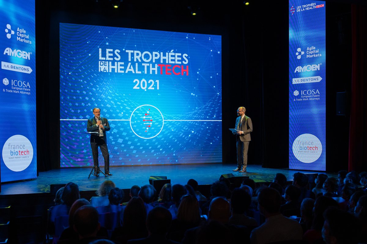 Merci ! Vous étiez plus de 300 participants hier soir à assister à la cérémonie des « Trophées de la HealthTech 2021 » au théâtre de la Tour Eiffel.

#TropheesHealthTech #innovation #healthtech #biotech #medtech #santé