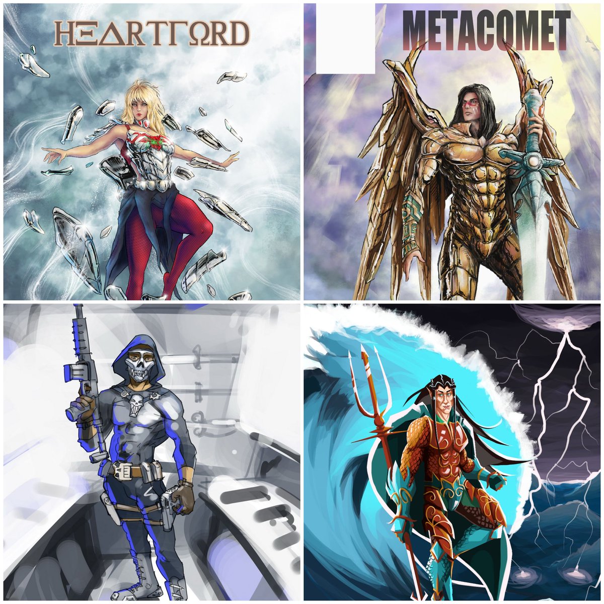 ComicsAmerican's tweet photo. @petersimeti #HeartFord #MetaComet #Creed #Basalgar https://t.co/TYh9yA8Uvy