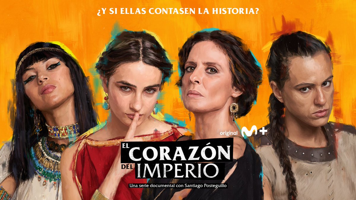 Ya tenemos fecha para un proyecto en el que llevamos un tiempito. #ElCorazónDelImperio dirigido por <a href="/Israel_delSanto/">Israel del Santo</a> producción original de <a href="/MovistarPlus/">Movistar Plus+</a> en colaboración con <a href="/GlobalSetSpain/">Global Set Spain</a> presentado por <a href="/SPosteguillo/">Santiago Posteguillo</a> 
¿Y si ellas contasen la historia?
25 de Noviembre en @cero