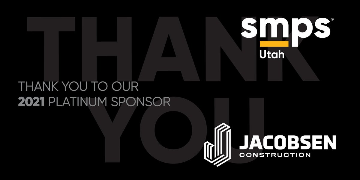 SMPSUtah's tweet photo. Thank you, Jacobsen, for your continued support of SMPS. We value your platinum sponsorship more than its weight in gold.
@JacobsenBuilds
#PlatinumSponsor #2021 #Sponsorship #SMPSUtah #AECUtah https://t.co/vHxs1SgzUy