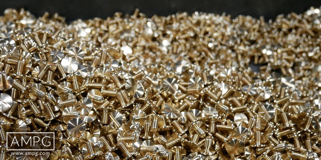 AMPG_USA's tweet photo. These Brass #BindingPost Screws are corrosion resistant in wet environments, nonmagnetic, and electrically conductive. #ChicagoScrews #BrassScrews https://t.co/wdHGluIwUi