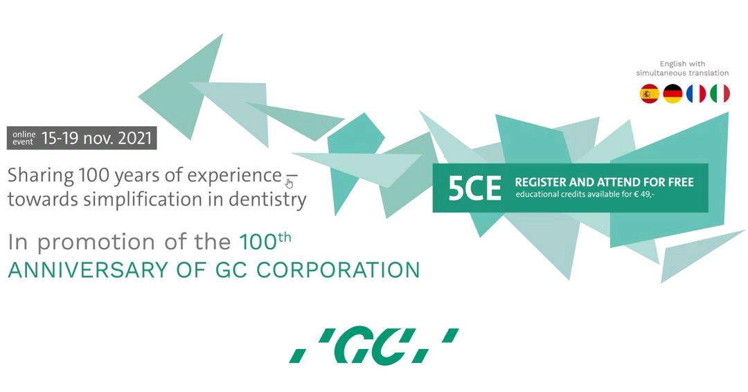 skb963's tweet photo. "Sharing 100 years of experience - towards simplification in dentistry"
In promotion of the 100TH ANNIVERSARY OF GC CORPORATION
From 15th till 19th November
Register now and attend for free
https://t.co/NpxnSICiud https://t.co/Ob8ZJndcIh