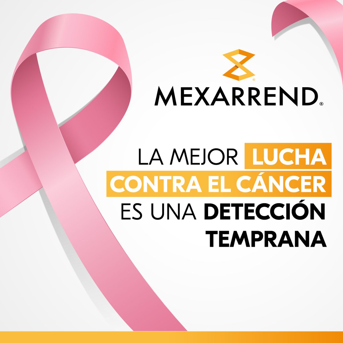 En Mexarrend nos sumamos a la lucha contra el cáncer de mama promoviendo entre nuestras colaboradoras la revisión periódica.