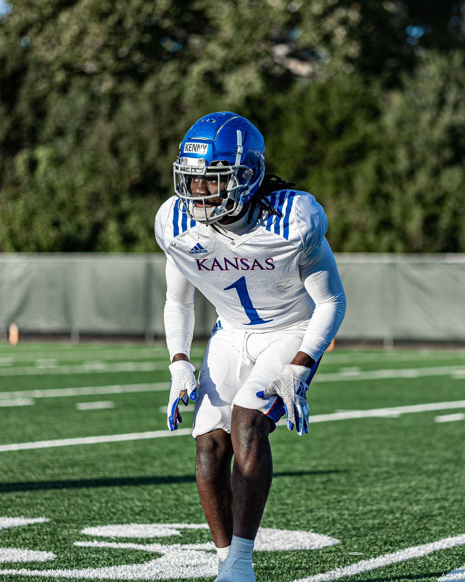KU_Football's tweet photo. The grind won’t stop, continuing to get better every day 👊

#KUfball https://t.co/eQUH8e69vx