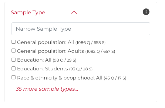 RoperCenter's tweet image. It&apos;s here! Now, with #RoperiPoll, you can search by #SampleType. Want to see the opinion of registered voters? Or find surveys of students, Latinos, or parents? #WeHaveTheData. Check it out in action at ropercenter.cornell.edu/ipoll