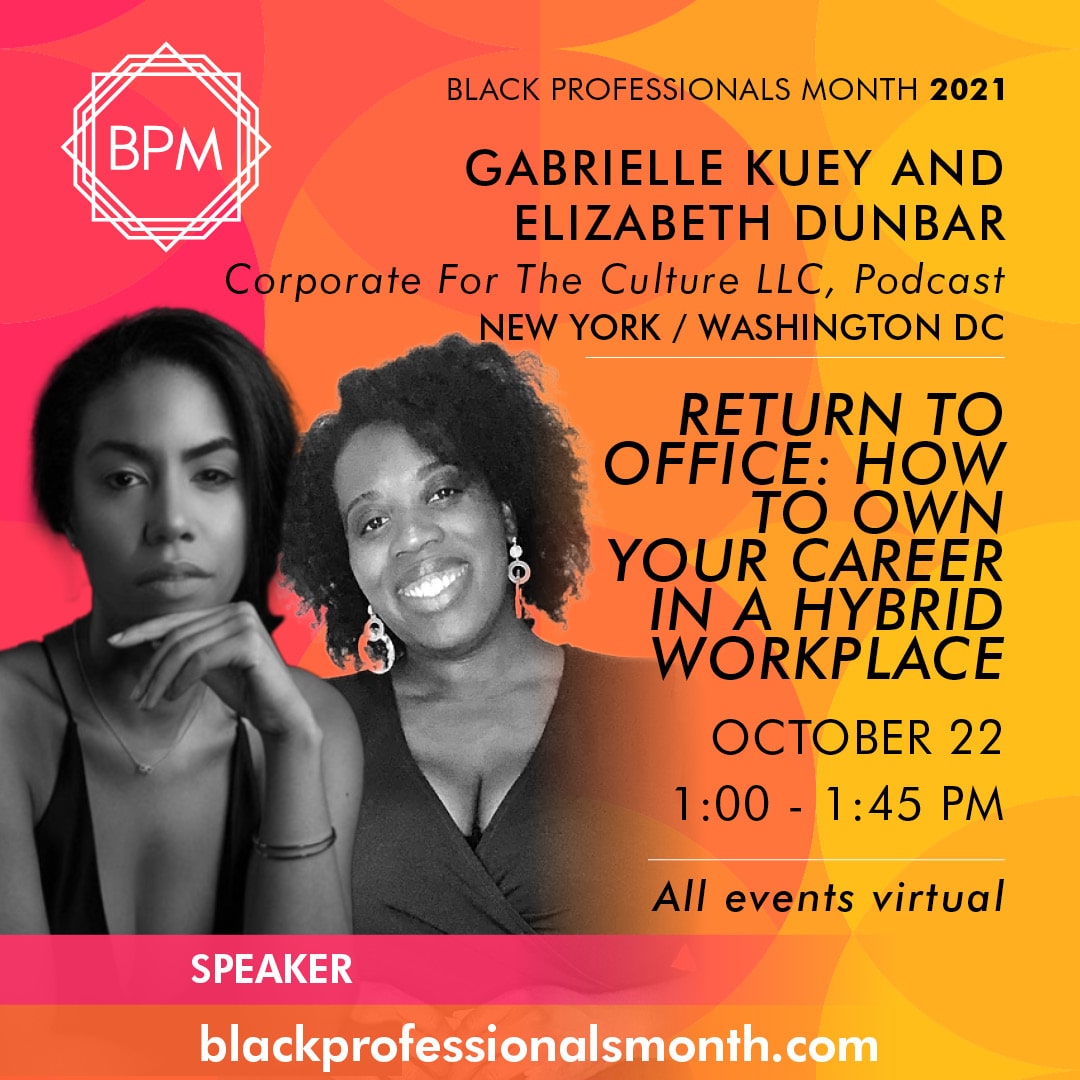 Join  <a href="/Corp4theCulture/">corporatefortheculture</a> to gain awareness on what to expect from this new and evolving workplace culture (in-person and virtual), how to thrive on owning career &amp; vulnerable stories on our shared fear. Sign up to attend with a Day Pass here:ow.ly/MtTy50Grajt

#hybridwork